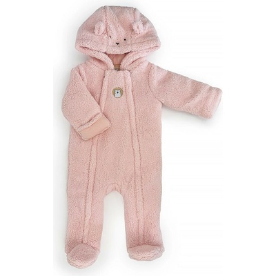 Zimní dívčí kojenecká kombinéza Pidilidi PD Pink