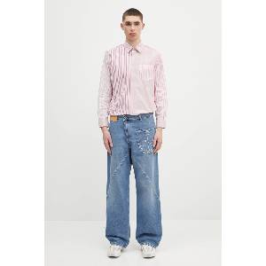 Aries Памучна риза Patchwork LS Shirt (AR4012003)