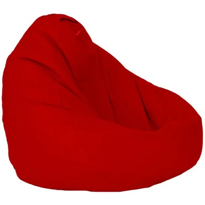 Pufrelax Калъф за пуф круша, 320л. , Nirvana Grande - Teteron Red, (Не съдържа пълнеж), за открито