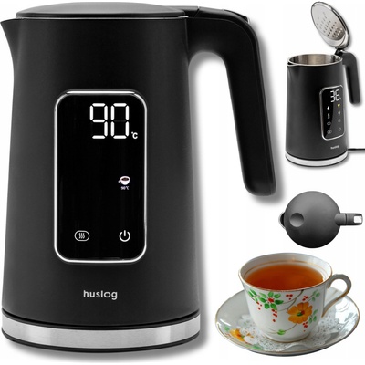 Zilner Huslog AK-02014H Електрическа кана 1.7L 2200W С сензорен дисплей Черно (AK-02014H)