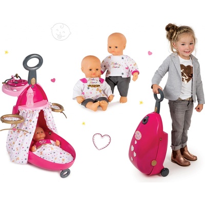 Smoby Set přebalovací vozík pro panenku Baby Nurse