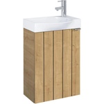 Roca Шкаф Unik Micro Plus 452 mm, light oak structure / мебел и умивалник (A852444574)