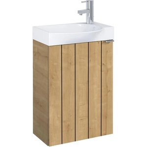 Roca Шкаф Unik Micro Plus 452 mm, light oak structure / мебел и умивалник (A852444574)