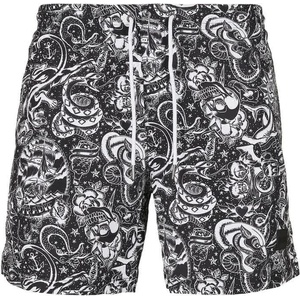 Urban Classics Бански гащета Urban classics Pattern swimming shorts - Blue (Blue)