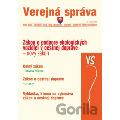 VS 9-10/2021 – Colný zákon a zákon o cestnej doprave