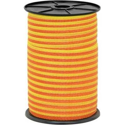 fencee Páska 20mm, nerez 4×0,16, 200m, žluto-oranžová, pro elektrický ohradník