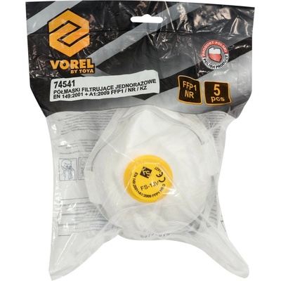 Vorel respirátor s ventilem CDC3V FFP1 TO-74541 5 ks