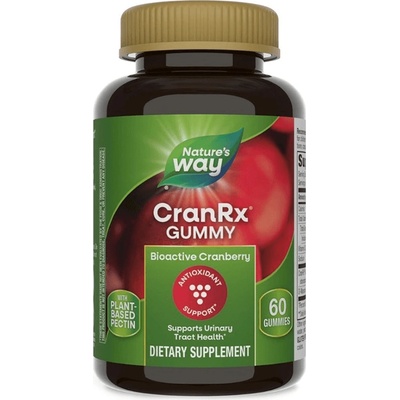 Nature's Way CRAN Rx® (червена боровинка 500 mg, D маноза + витамин С) 60 желирани таблетки | Nature’s Way (10485)
