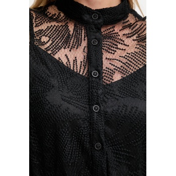 ANSWEAR Рокля Answear. LAB в черно къса разкроена (80960-2.FLK)