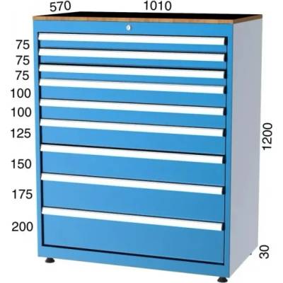 KOCEL ШКАФ С 9 ЧЕКМЕДЖЕТА kocel - 10200 (10200)