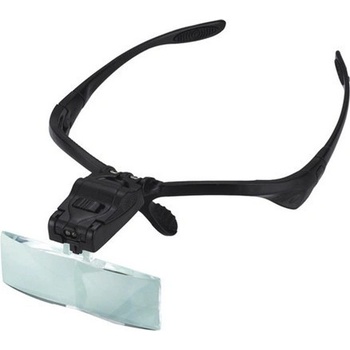 Náhlavní lupa s LED osvětlením