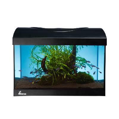 Diversa akvarijní set Startup 80 LED rovný 112 l, černý