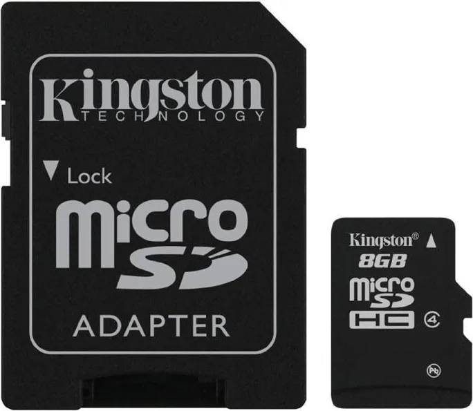 Kingston microSDHC 8GB C4 SDC4/8GB
