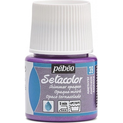 Pébéo Setacolor opaque farba na textil 39 shimmer amethyst 45 ml