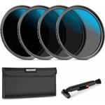 NEEWER 67 mm ND filter set, ND16/ND32/ND64/ND1000, lens cleaning pen, filter bag, HD filter accessory set, compatible with Canon Nikon Sony camera lens - NW