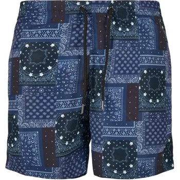 Urban Classics Бански гащета Urban classics Pattern swimming shorts - Blue (Navy Bandana)
