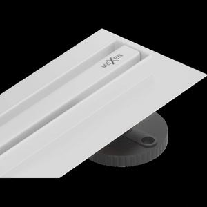 Mexen Flat 360° Slim въртящ се линеен сифон 120 см, бял - 1241120 (1241120)