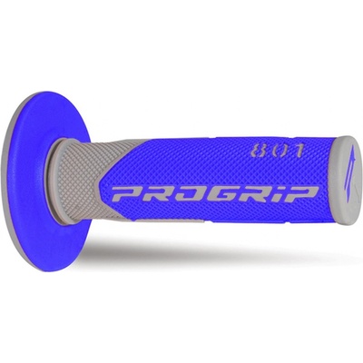 PROGRIP gripy PG801 OFF ROAD (22+25mm, délka 115mm) barva šedá/modrá (dvousložkové) (801-291) (PG801/9)