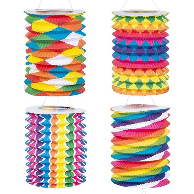 Boland Sada 12 strakatých lamponů válců – Zboží Mobilmania