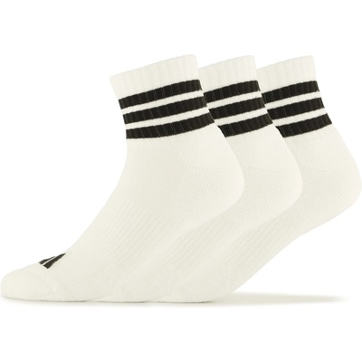 adidas Мъжки спортни чорапи adidas 3-Stripes Essential Concept Mid 3-Pack Sports socks - White / Black / Black - размер 43-45 (EU) (207-1481-0414)