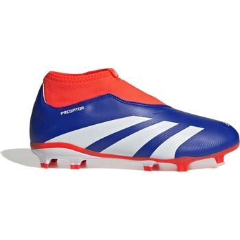 Adidas Юношески футболни бутонки Adidas Predator 24 League Laceless Junior Firm Ground Football Boots - Blue/Wht/Red