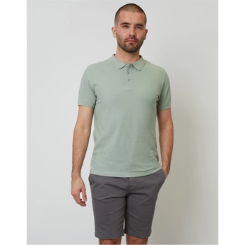 Threadbare Блуза с яка Threadbare Men's TB Malbork Short-Sleeve Polo Shirt - Sage