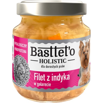 Basttet`o Холистично пуешко филе в желе за кучета 130г