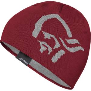 Norrøna Зимна шапка (beanie) Norrøna /29 Mid Cotton Logo Beanie - Port - размер One Size (904-5232-0411)
