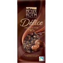Moser Roth Délice Chocolat Noir 70 % 140 g