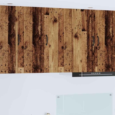 vidaXL Кухненски шкаф Старо дърво 40 x 31 x 80 см Инженерно дърво (885383)