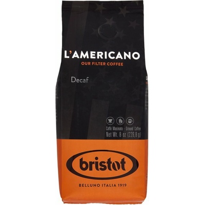 Bristot L´americano Decaf mletá 226,8 g