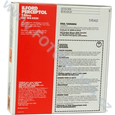 Ilford PERCEPTOL negatívne vývojka 1 l