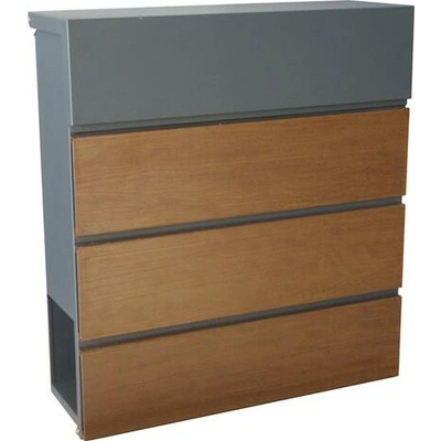 OEM Schránka poštovní 370x410x130mm dekor DŘEVO – Zbozi.Blesk.cz