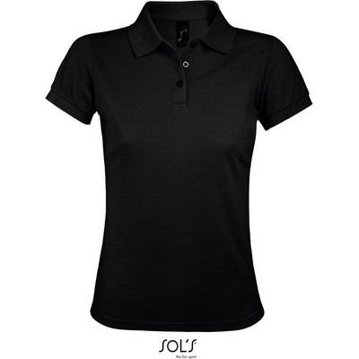 SOL'S Prime Women Dámske polo čierna