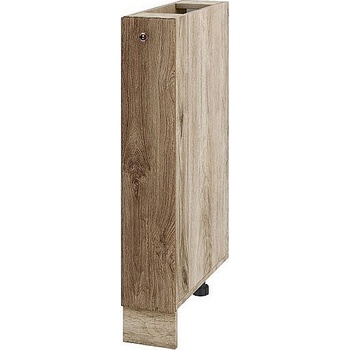 ИРИМ Долен кухненски шкаф бутилиера Сити АРФ-Дъб натурал-06-41 15 см