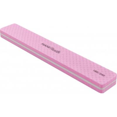 NANI pilník na nehty 180/240 Pink – Zbozi.Blesk.cz