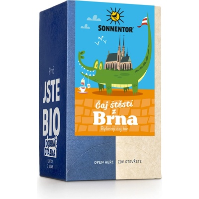 Sonnentor Čaj štěstí z Brna bio porc. dvoukomorový 27 g
