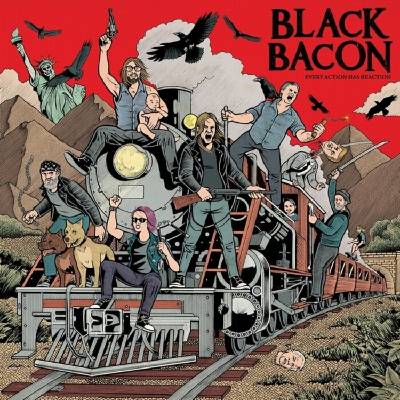 Black Bacon - Every Action Has Reaction (Orange Coloured) (LP) (8435008877552)