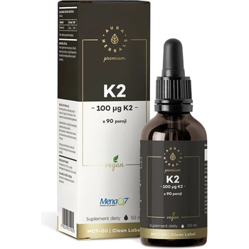 Aura Herbals Витамин K2 (веган формула) 50 ml капки | Aura Herbals (613420 AH)