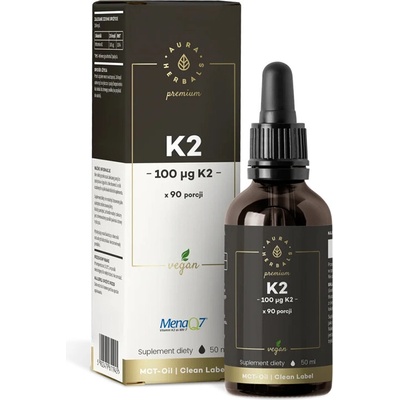 Aura Herbals Витамин K2 (веган формула) 50 ml капки | Aura Herbals (613420 AH)