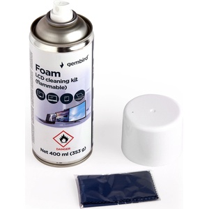 Gembird Комплект за почистване на монитори GemBird Foam, 400ml | CK-LCD-08 (CK-LCD-08)