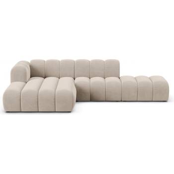 Micadoni Бежов ъглов диван (ляв ъгъл) Lupine - Micadoni Home (MIC_0LCO_44_F1_LUPINE1)