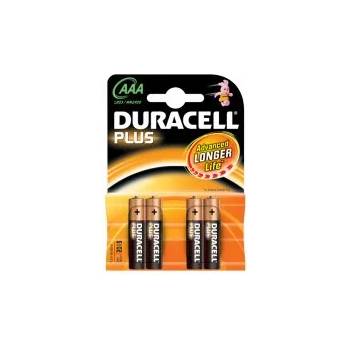 Image 1 of Duracell Батерия алкална Plus AAA 4 броя