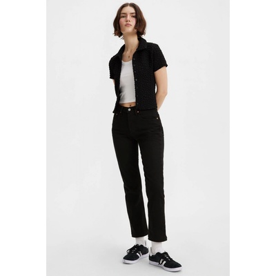 Levis 501 ORIGINAL Cropped Jeans 36200-0085 Čierna