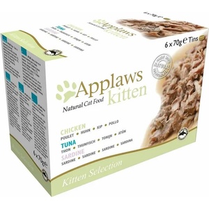 Applaws Kitten Selection chicken/tuna/sardine 6x70 g
