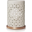 Yankee Candle Belmont Lattice Ceramic with Metal Base aroma lampa