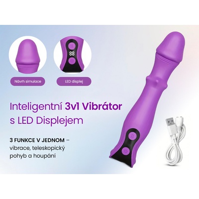 Kvigo Inteligentní 3v1 s LED Displejem