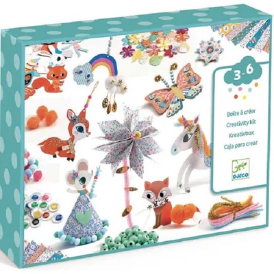 DJECO Творчески комплект Djeco - Животни (DJ09015)