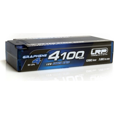 LRP Electronic HV LCG Stock Spec Shorty GRAPHENE-4 4100mAh Hardcase Akku 7.6V LiPo 135C/65C