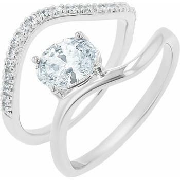Eppi Romantický zásnubný set prsteňov s lab grown diamantmi Thea RE48962